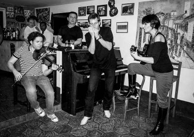 Maria Volonte, Gustavo Dudamel and Kevin Carrel Footer.