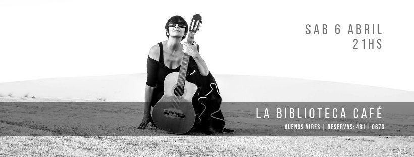 6 Abril – María Volonté: Blue Tango Project en La Biblioteca Café